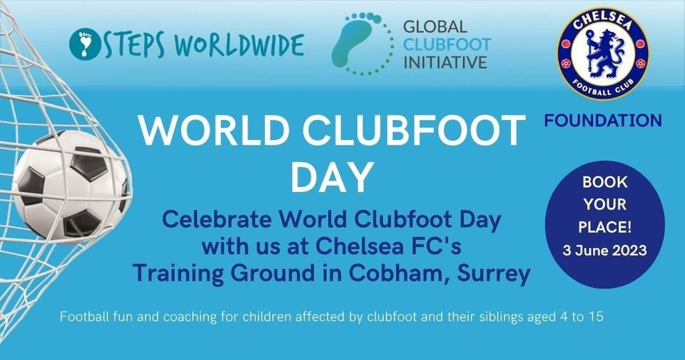 Football Fun at Chelsea FC for World Clubfoot Day