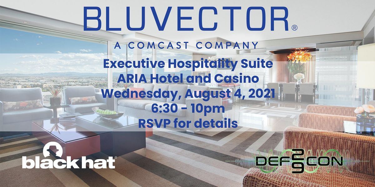 BluVector Hospitality Suite - Black Hat and Def Con 2021