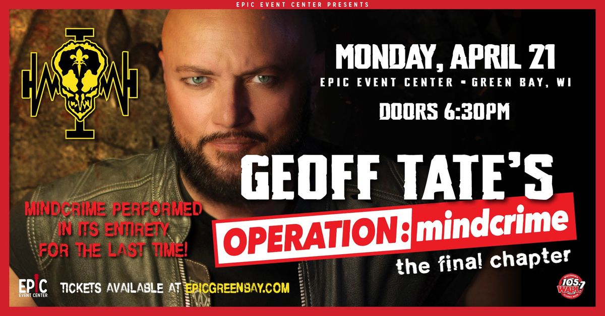 Geoff Tate\u2019s Operation: Mindcrime - The Final Chapter