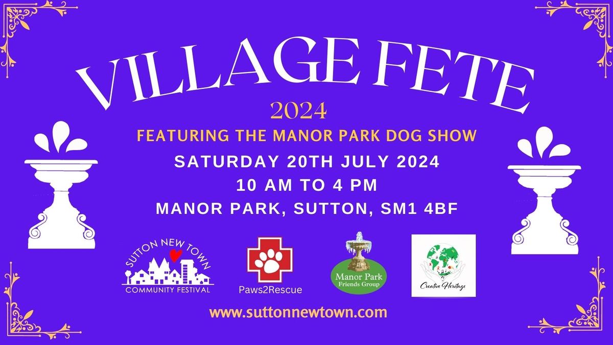 Village Fete & Manor Park Dog Show