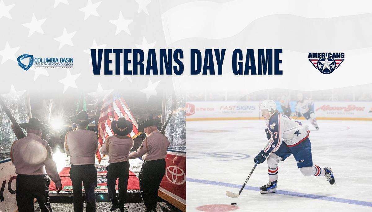 Tri-City Americans - Free Ticket for All Military on Veterans Day