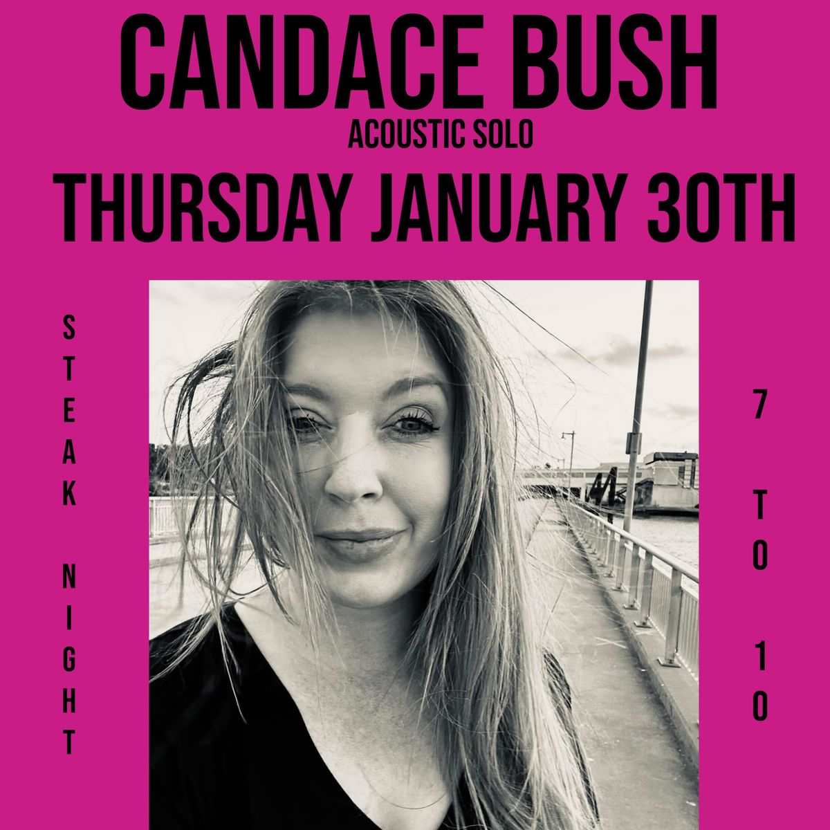 CANDACE BUSH for Thursday Steak Night