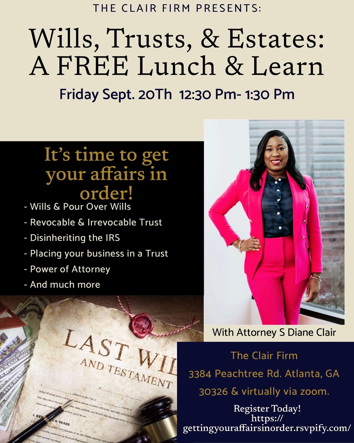 Lunch & Learn on Estate Planning and Probate Law