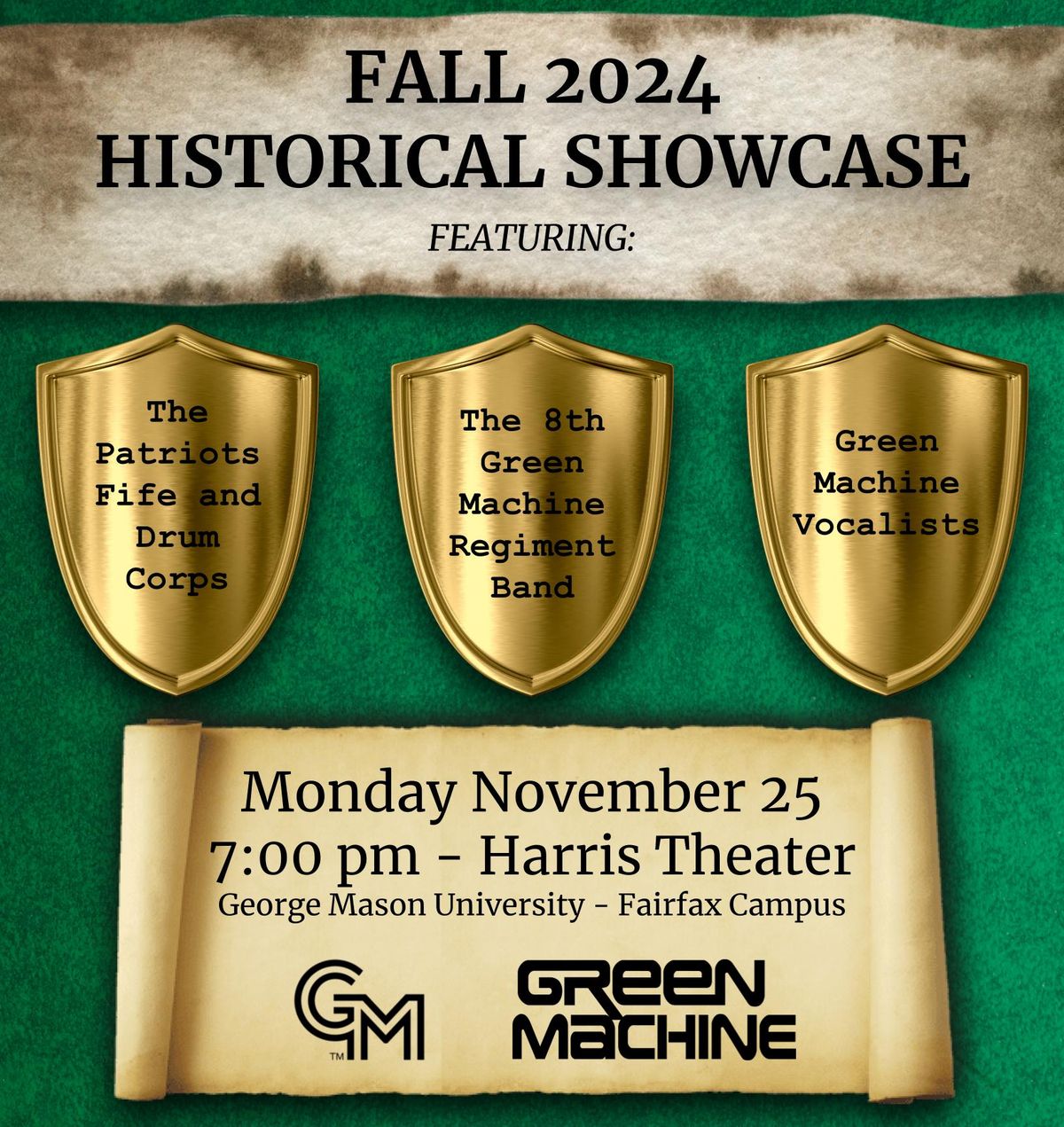 Green Machine Historical Showcase - Fall 2024