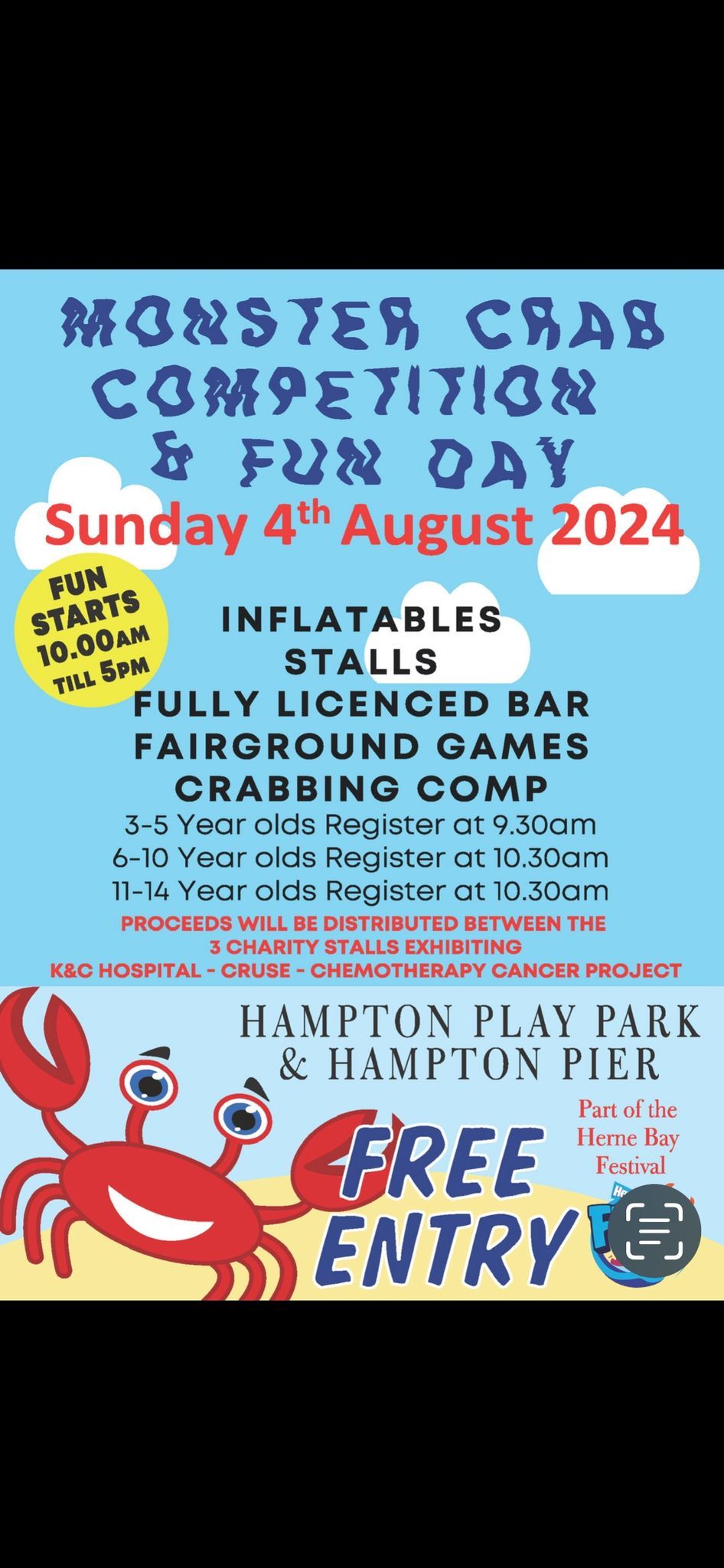 Monster Crabbing Competition & Fun Day