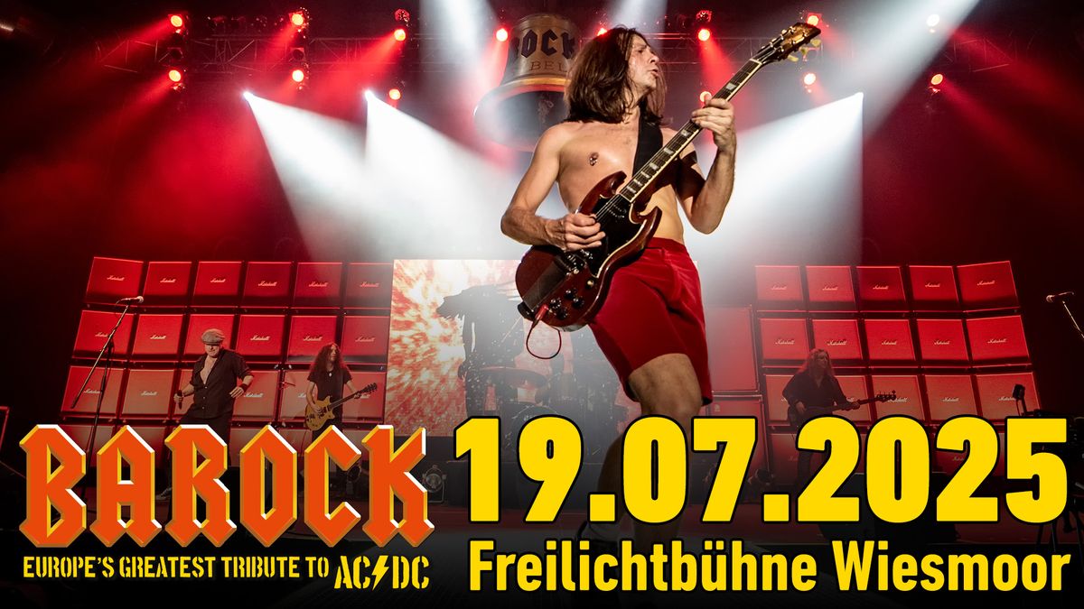 BAROCK \u2013 Europe\u2019s greatest tribute to AC\/DC - Wiesmoor