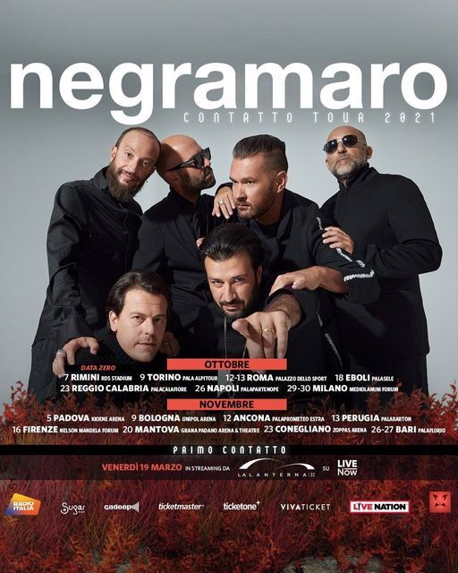 Negramaro live a Roma | 12, 13 ottobre