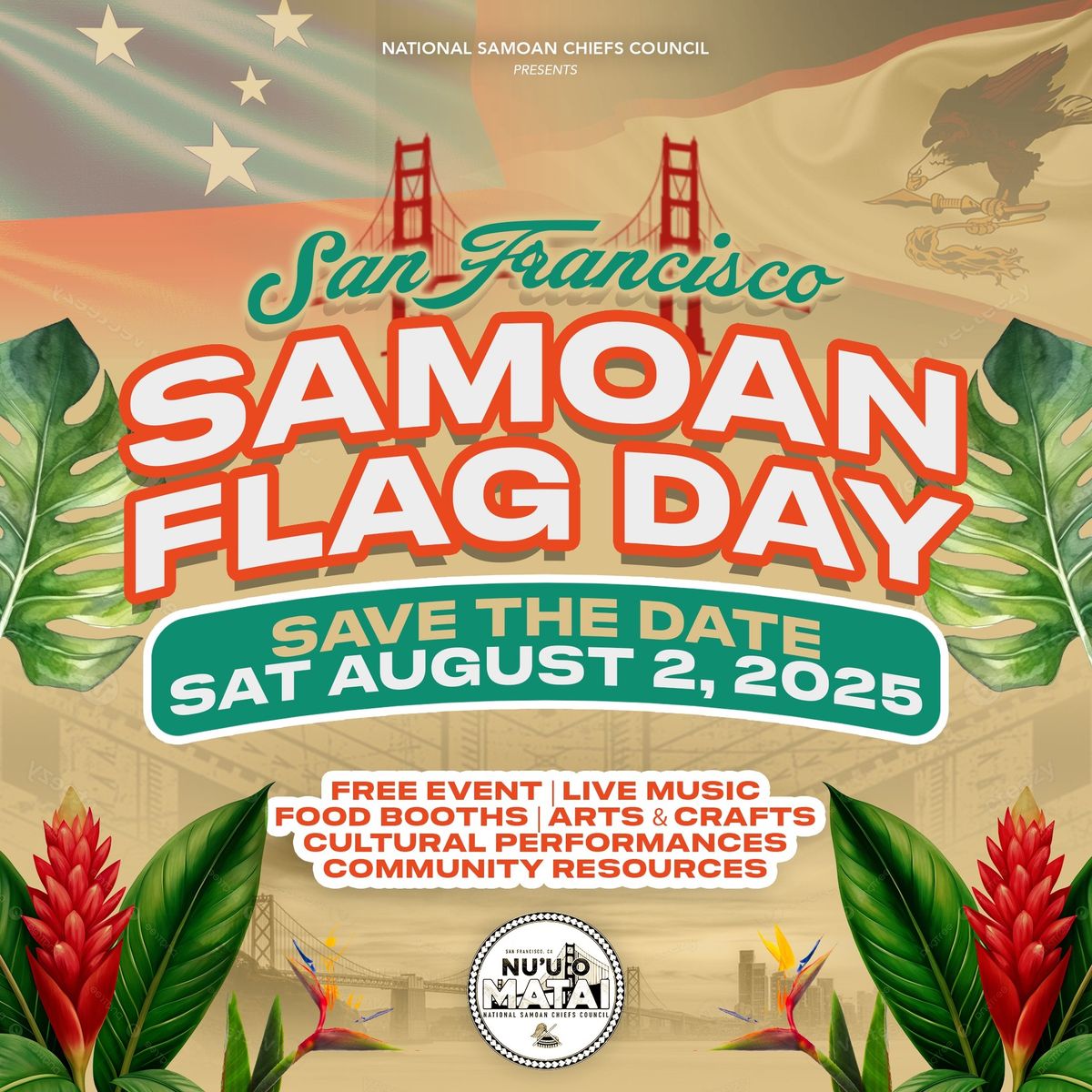 San Francisco Samoan Flag Day 2025