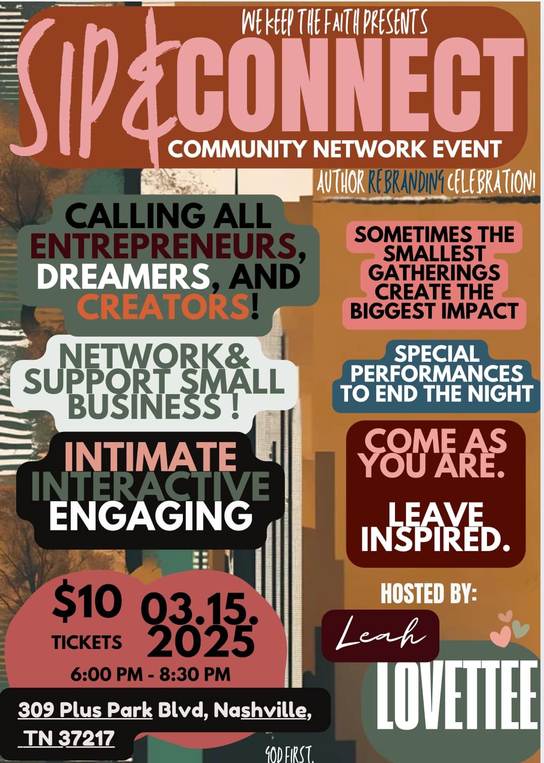 Sip & Connect - Where Passion Meets Purpose