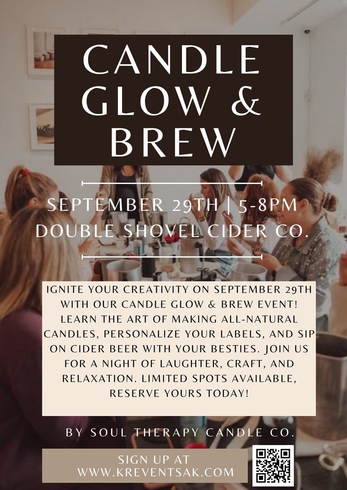 Candle Glow & Brew: Candle Making Class