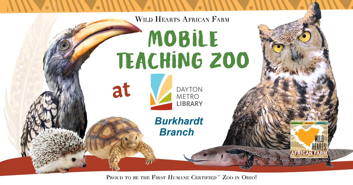 Wild Hearts Mobile Zoo Animals at Burkhardt Branch Library