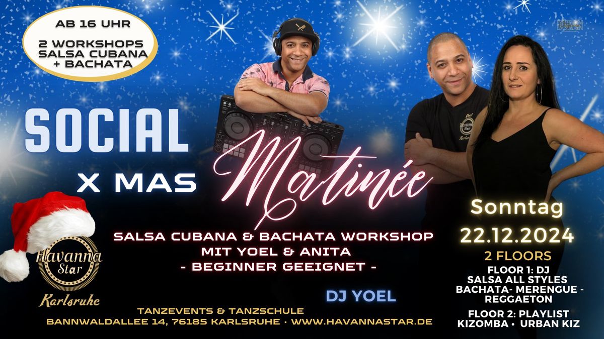 Salsa & Bachata Sonntag\u2b50\ufe0f Mit Bachata und Salsa Workshop\u2b50\ufe0f mit Kizombaraum