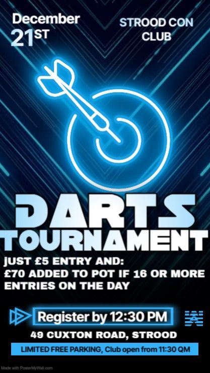 Strood Con Club Darts Comp