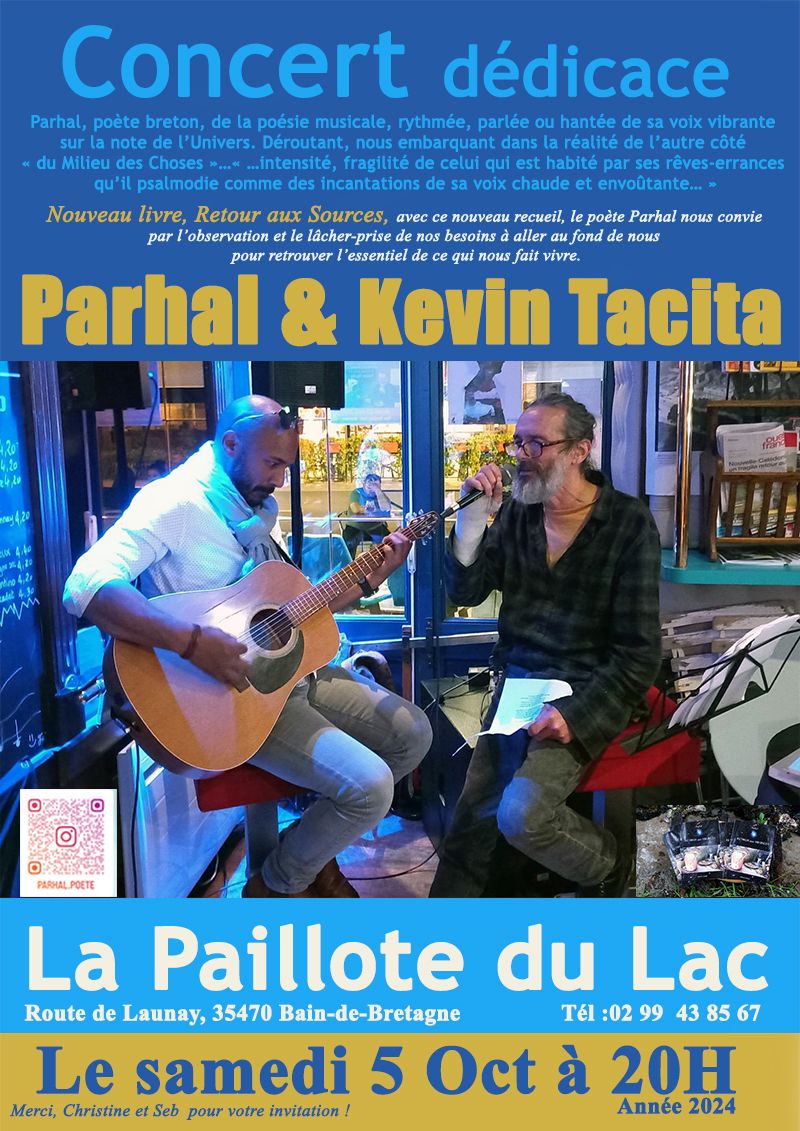 Concert d\u00e9dicace de Parhal avec K\u00e9vin Tacita 