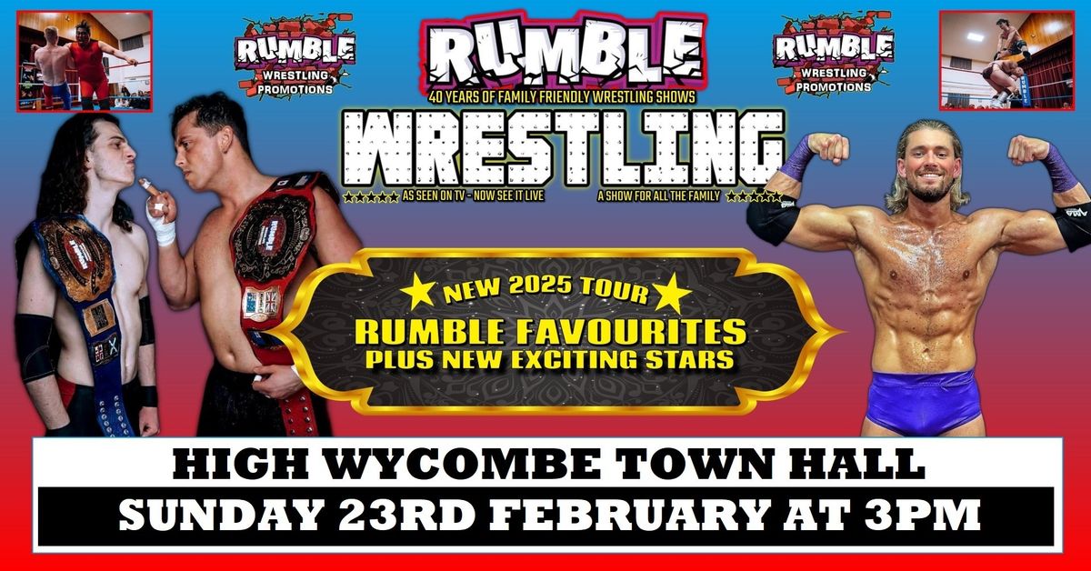 Rumble Wrestling Comes to High Wycombe for their 2025 Tour