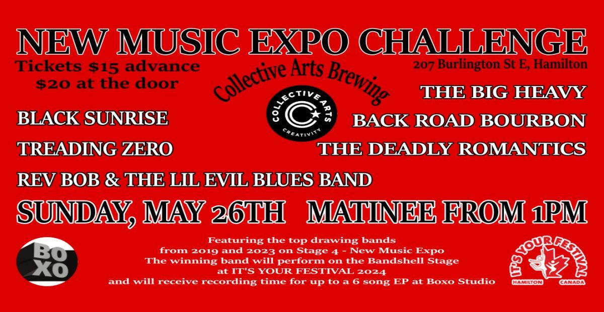 New Music Expo Challenge & Fundraiser for It's Your Festival