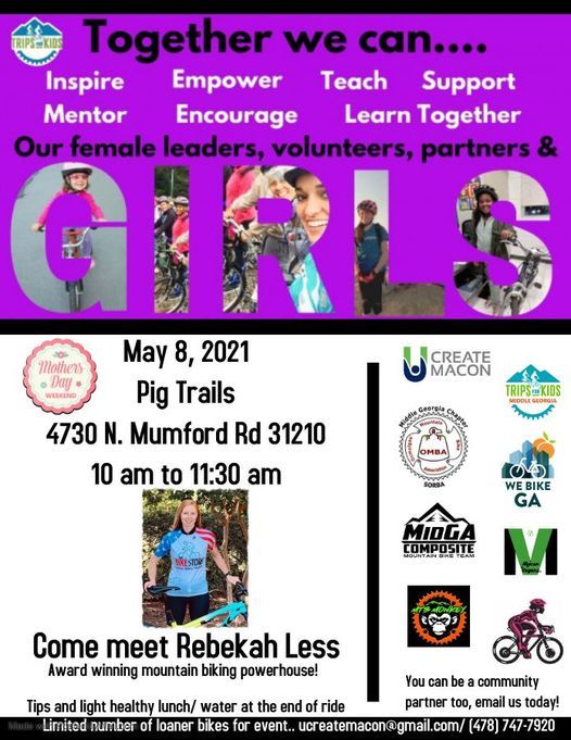 Girls Bike too! event at the PigTrails