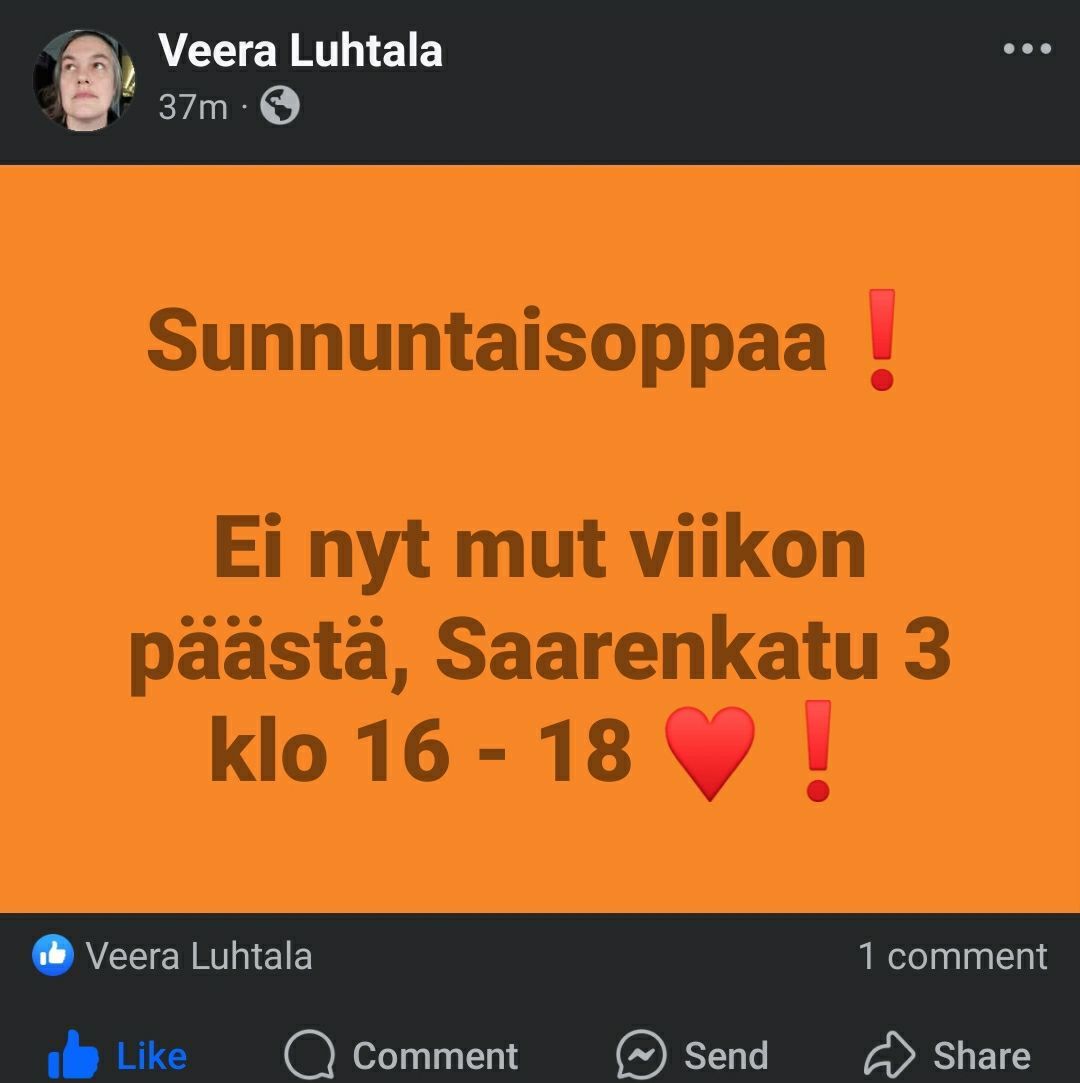 Veera valtuustoon - ja soppaa sulle!