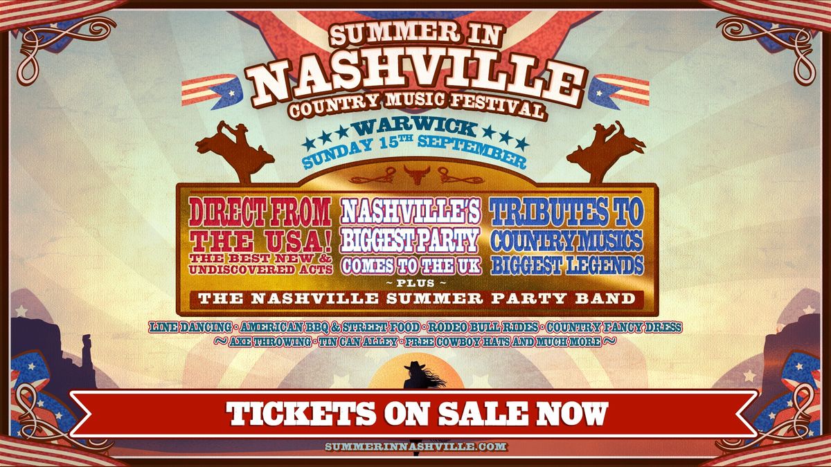 Summer in Nashville - Country Music Festival - Warwick 2024