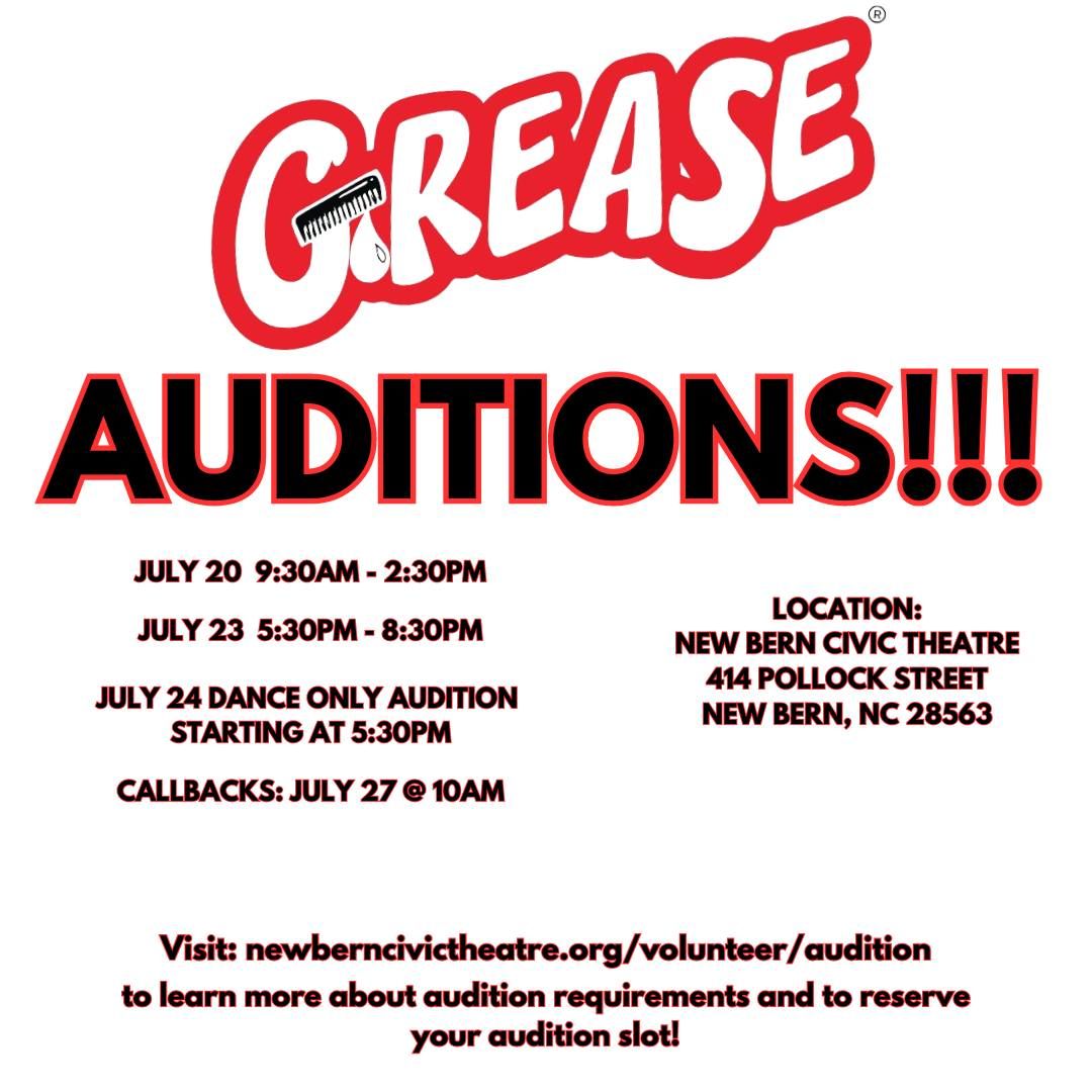 GREASE AUDITIONS!