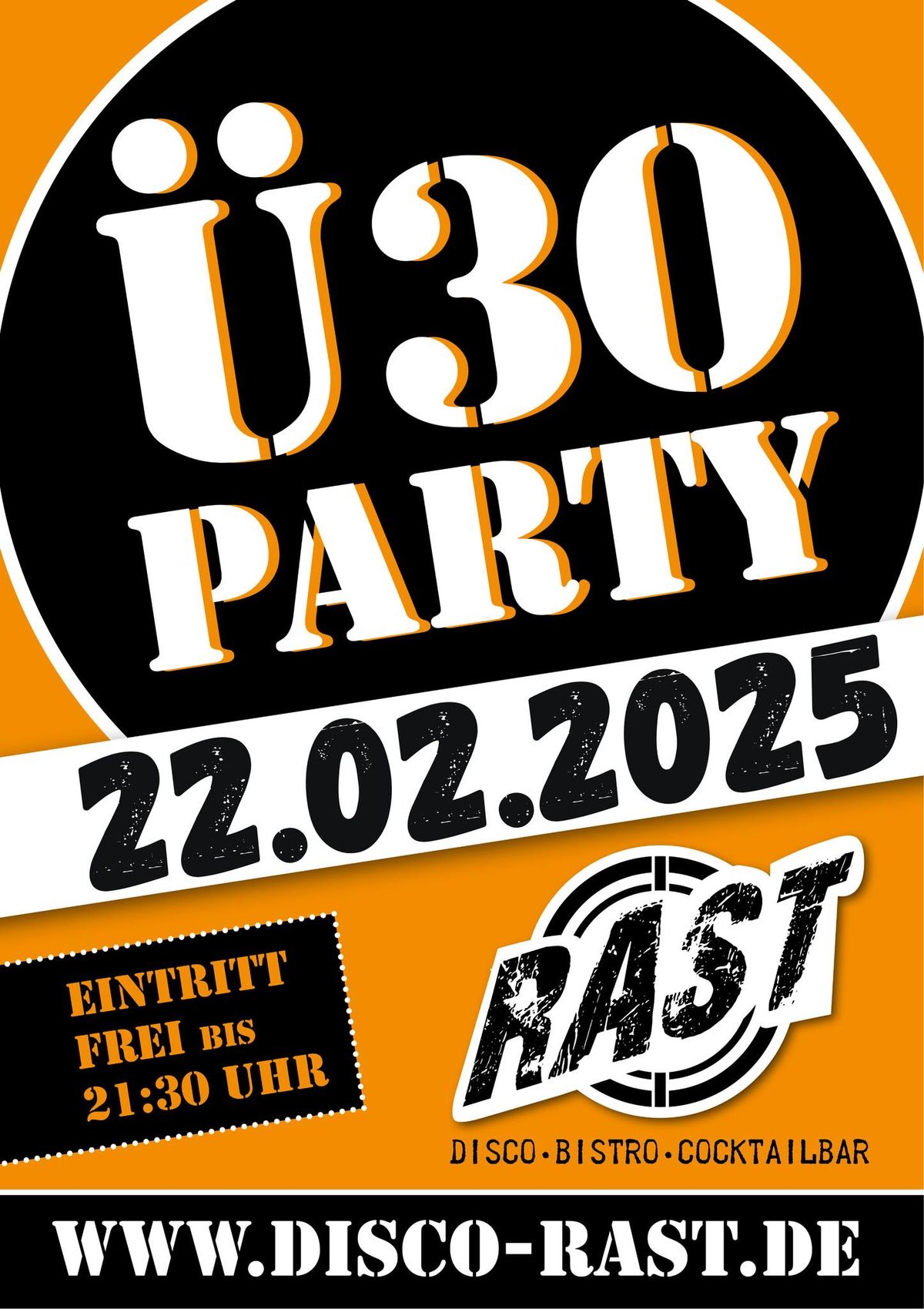 Disco Rast \u00dc30 Party