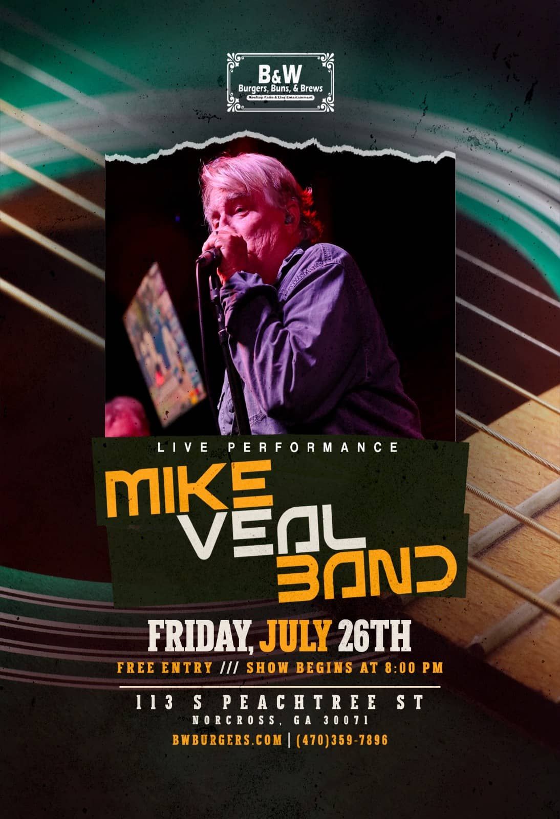 Mike Veal Band (Free Event)