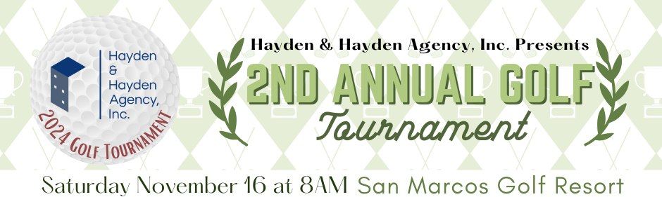 Hayden & Hayden 2nd Annual Golf Tournament