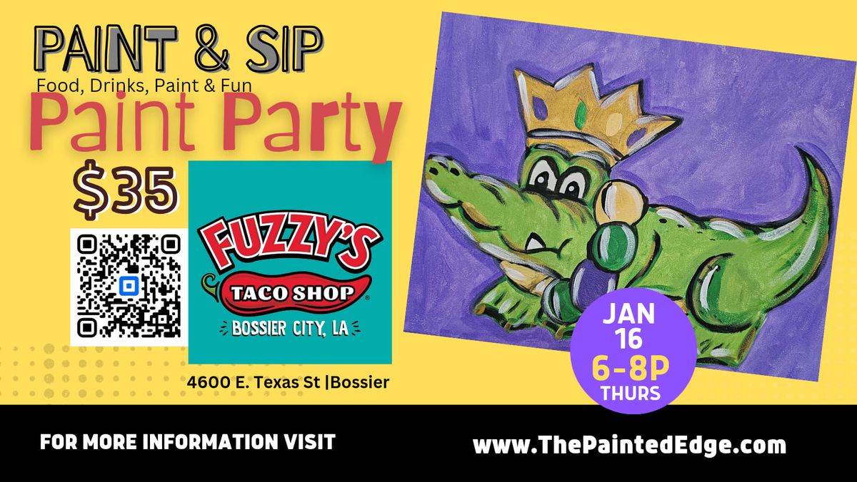 King Gator Paint & Sip 