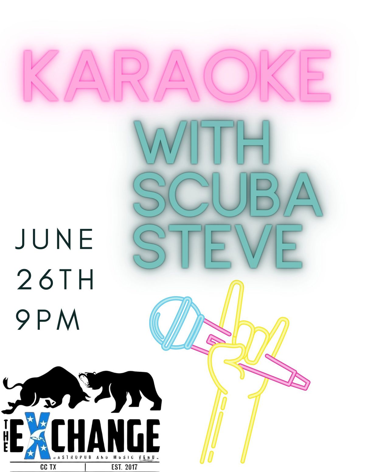 Karaoke with Scuba Steve