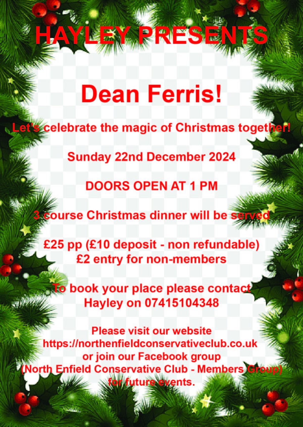 Hayley Presents - Christmas with Dean Ferris