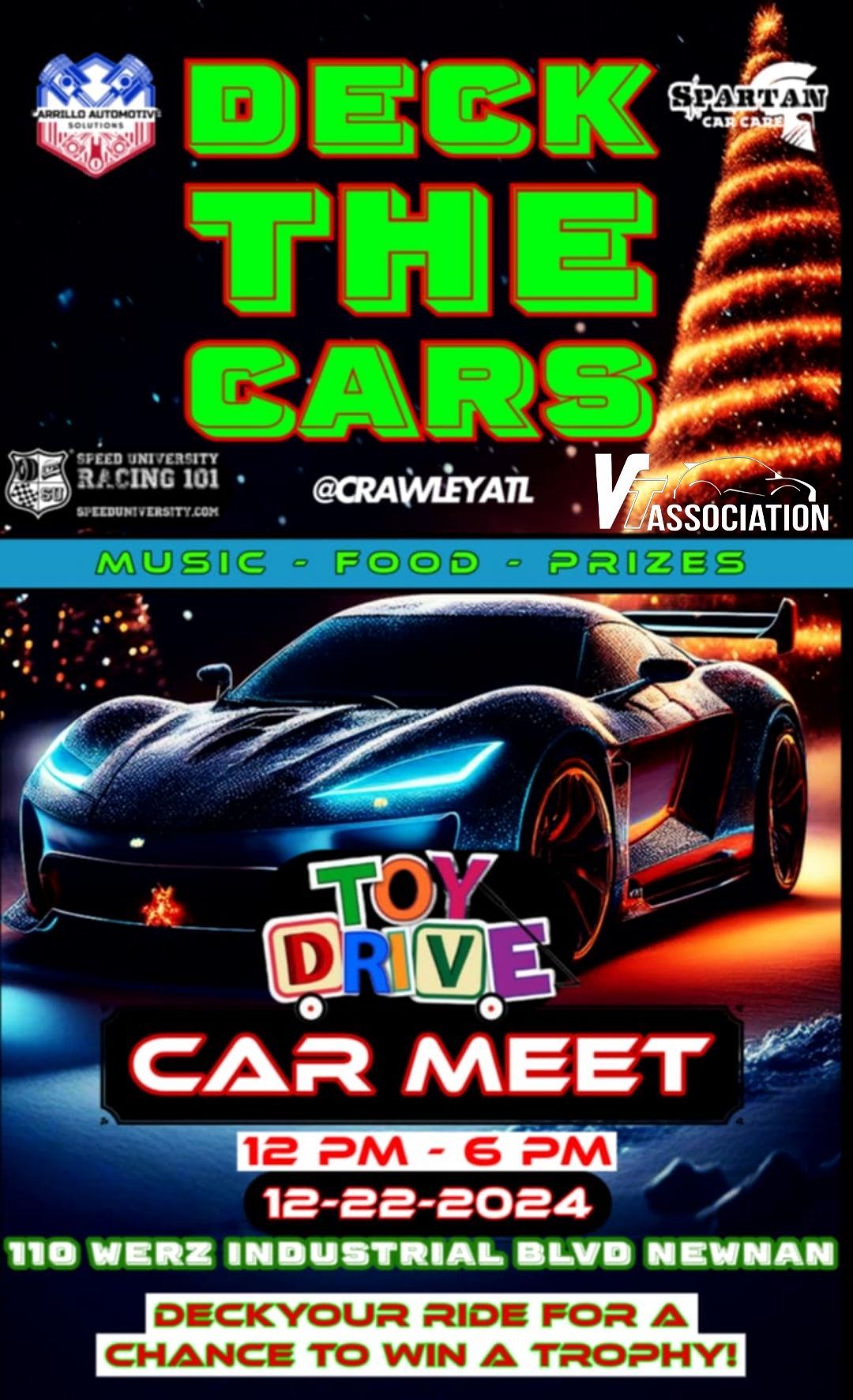 Deck The Cars Car Meet \/ Toy Drive