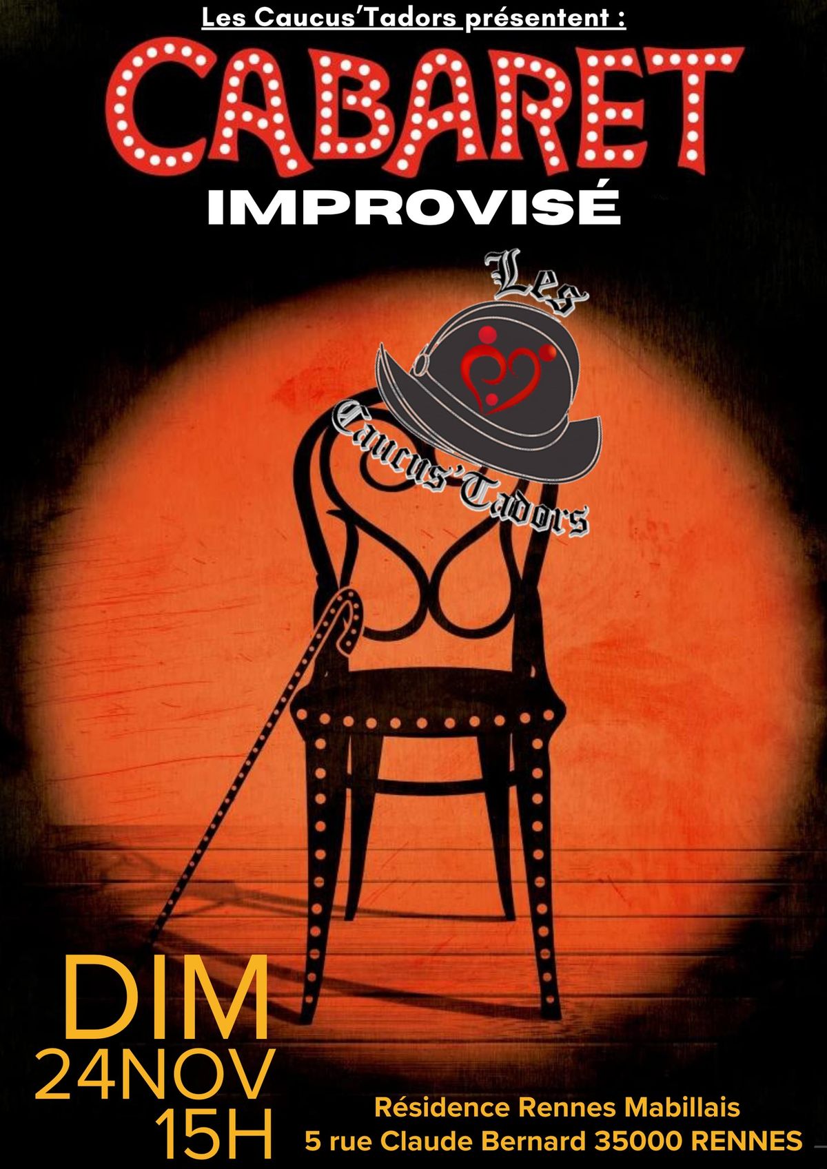 Viens je t'emm\u00e8ne au cabaret d'impro !