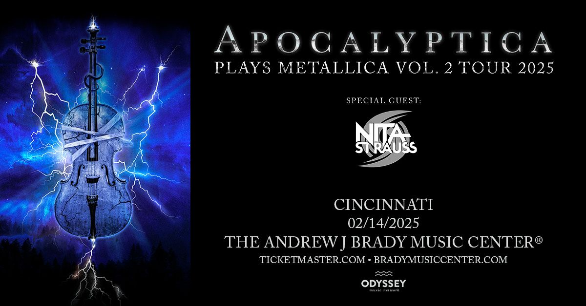 Apocalyptica Plays Metallica Vol. 2 Tour with special guest Nita Strauss