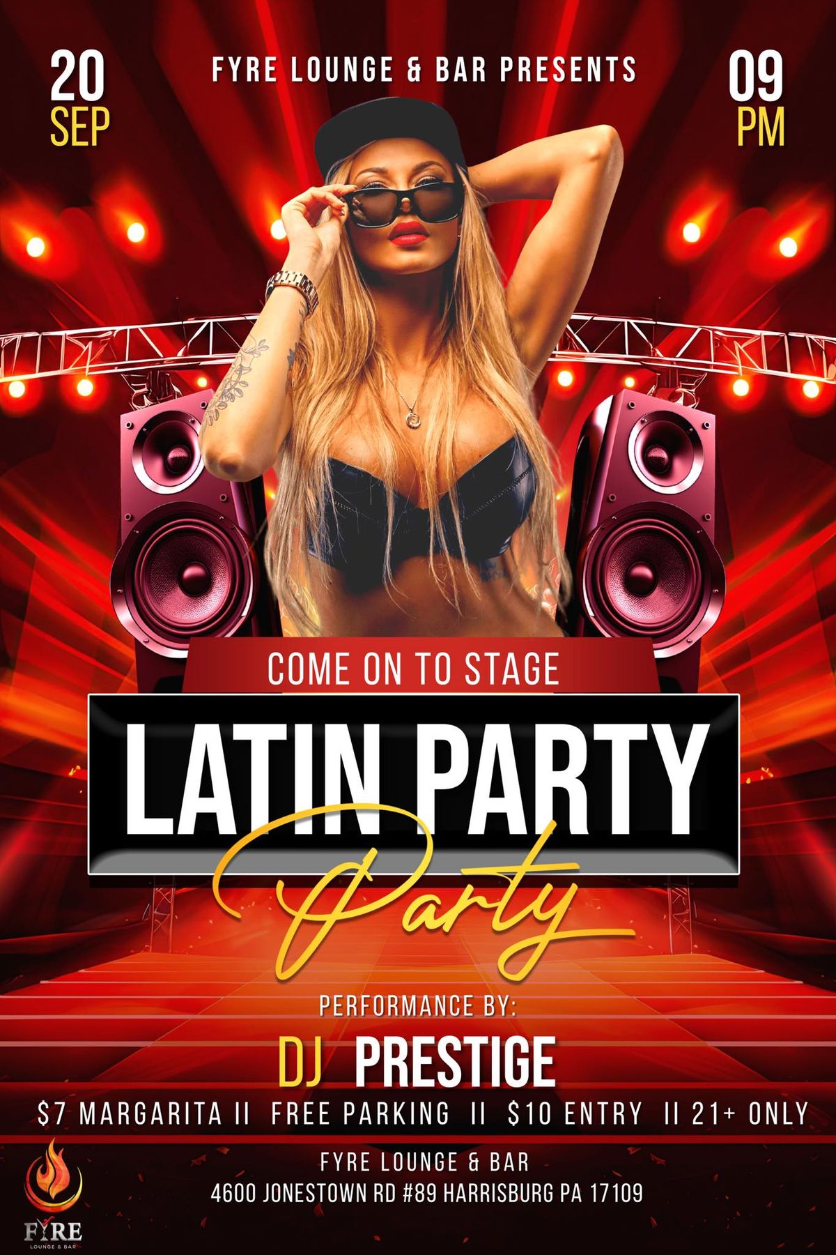 \ud83d\udd25 Latino Party at Fyre Lounge & Bar\ud83d\udd25