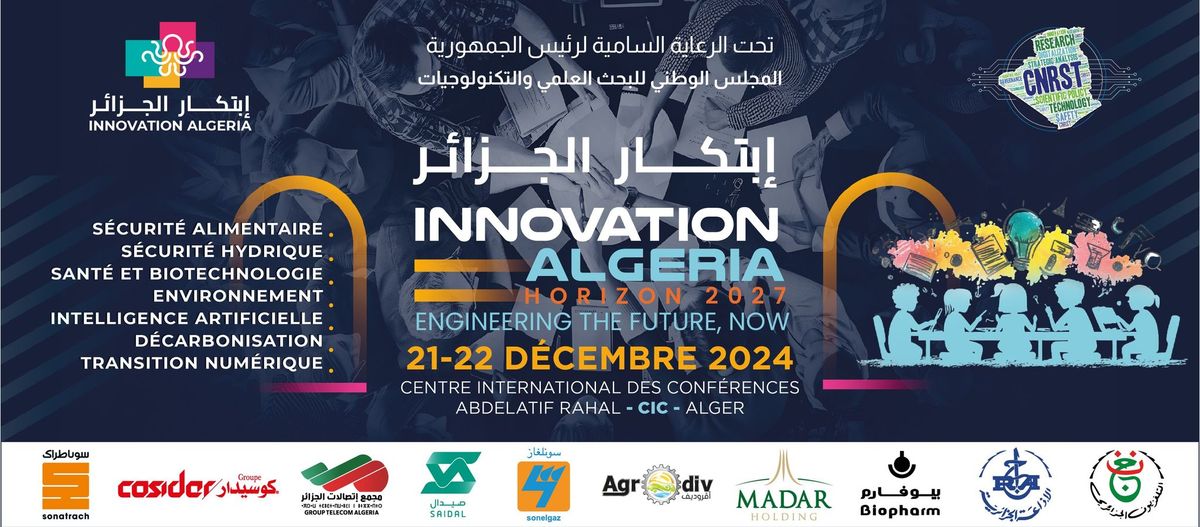 Innovation Algeria, 21- 22 of December 2024