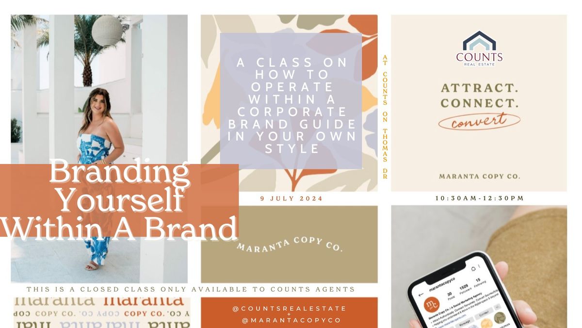 Branding Yourself WITHIN A Brand: How to Operate within a Corporate Brand Guide in your OWN Style