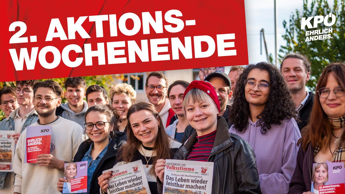 KP\u00d6-Aktionswochenende f\u00fcr die Landtagswahl!