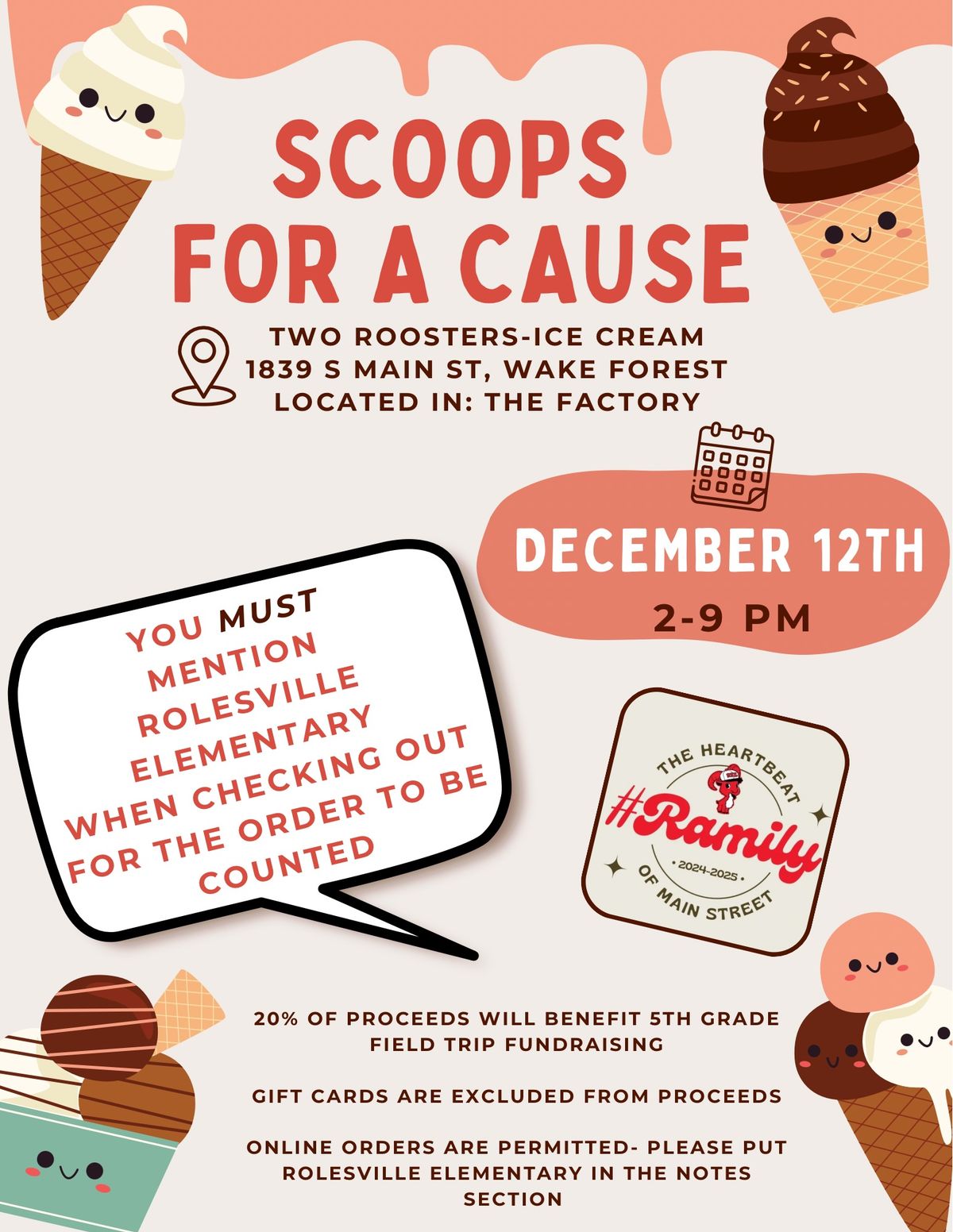 Scoops for a Cause