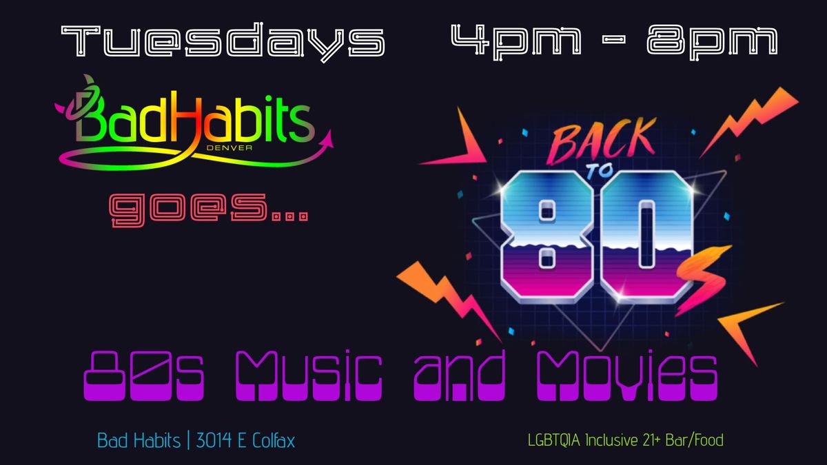 Back to the 80's (80's until 8pm)