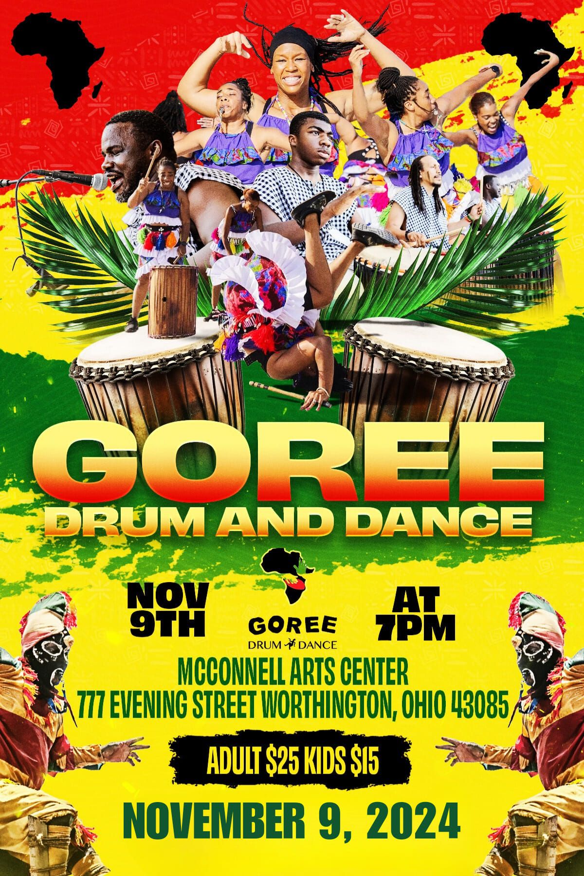 GOREE Drum and Dance Traditional West African Dance Concert