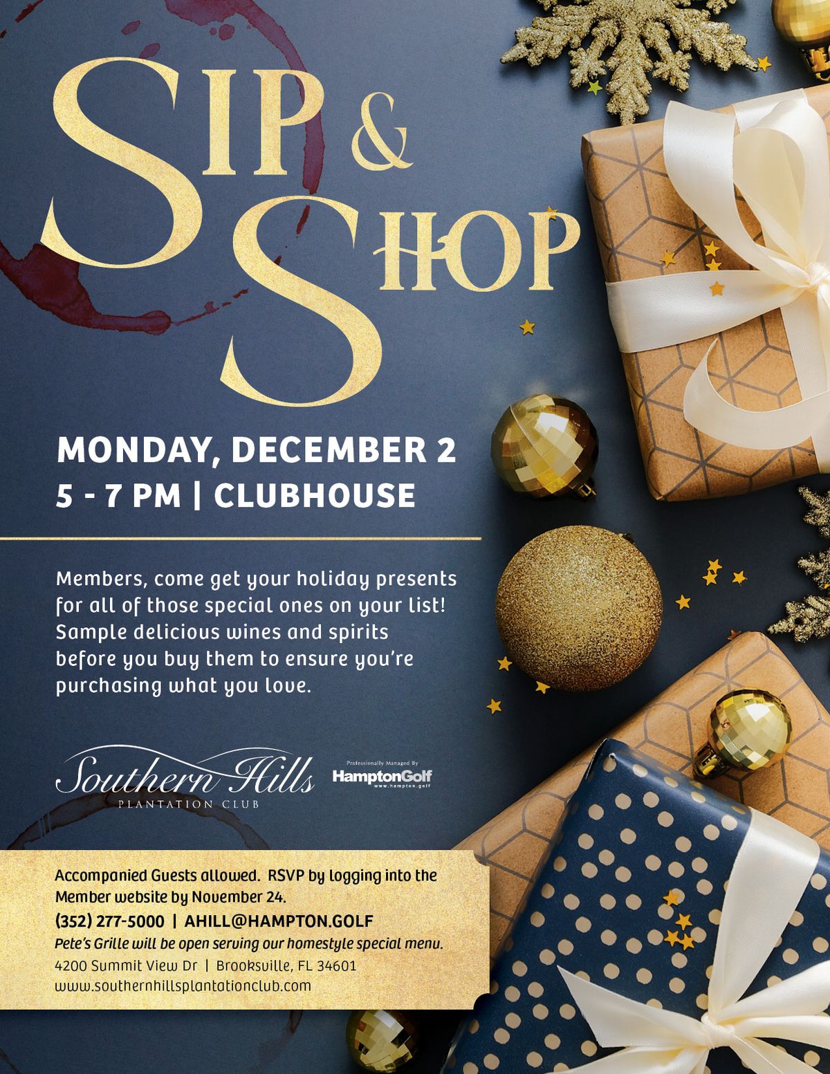 Sip & Shop (Member Event)