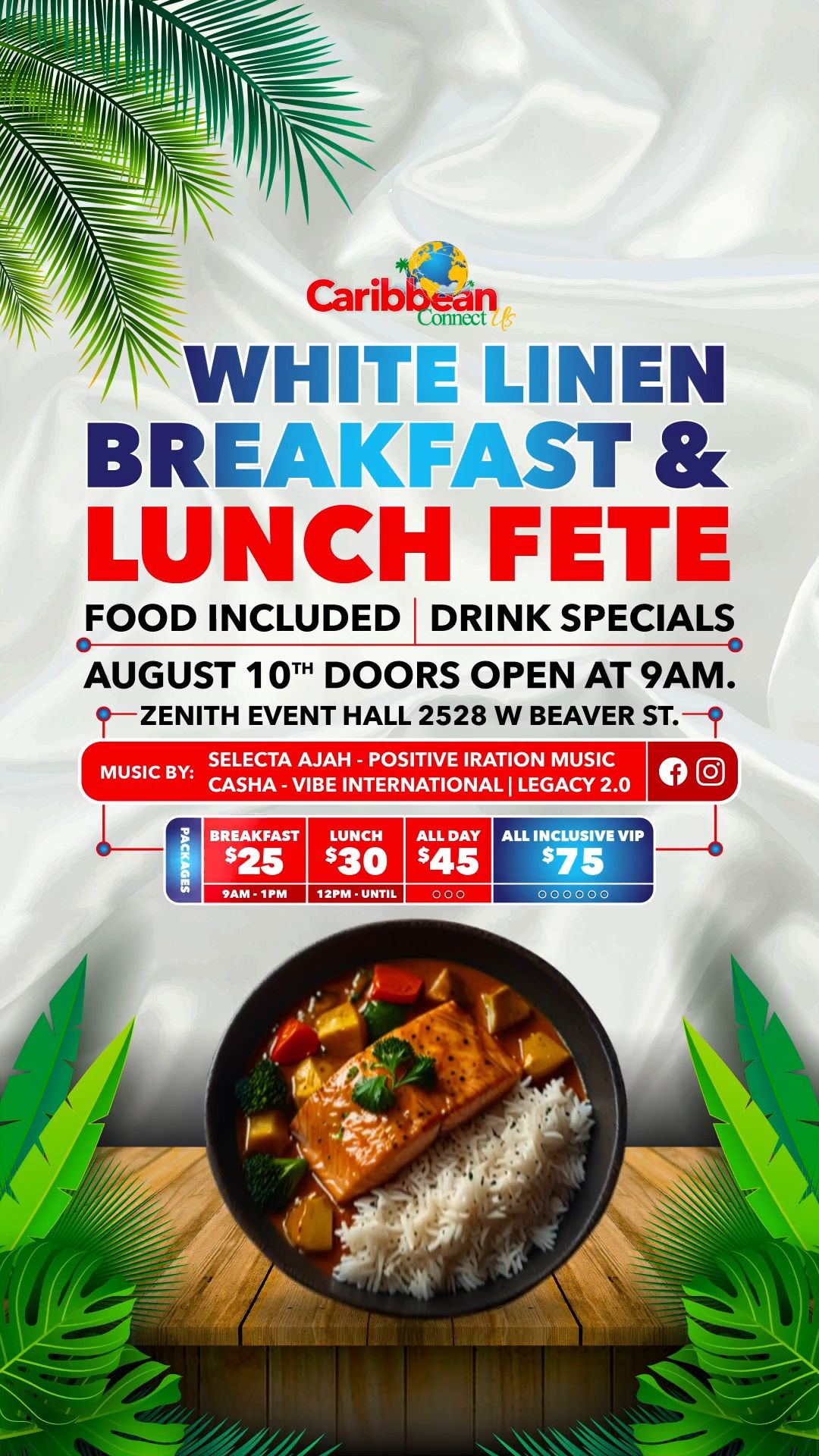 White Linen Breakfast & Lunch Fete