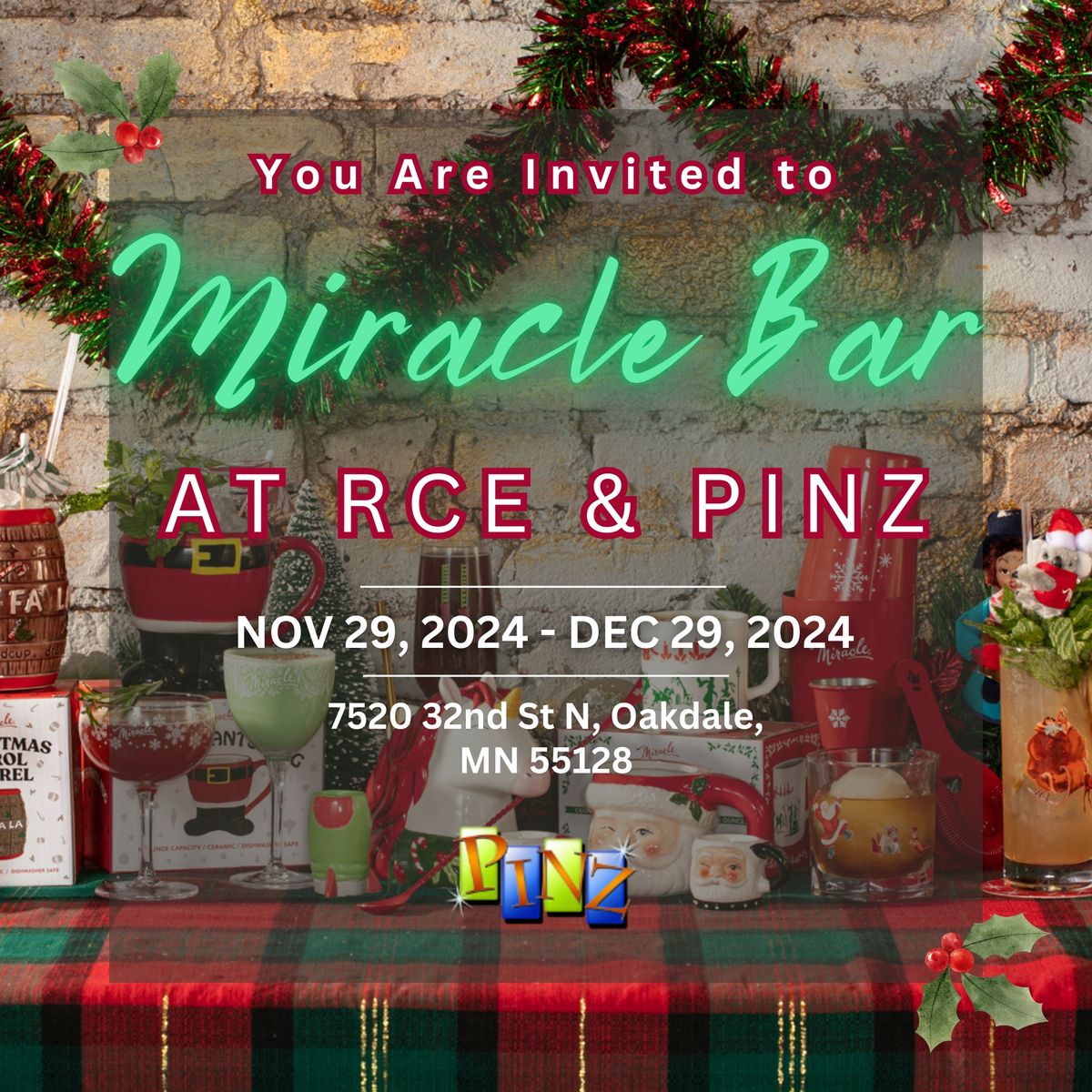 Miracle on River City | A Christmas Pop-Up Bar