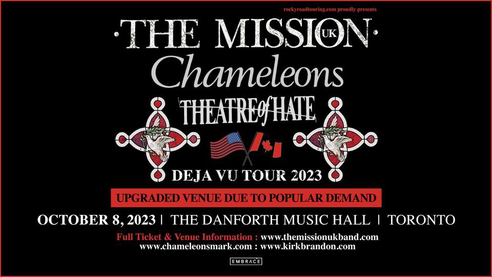 The Mission UK @ The Danforth Music Hall | October 8th **NEW VENUE**