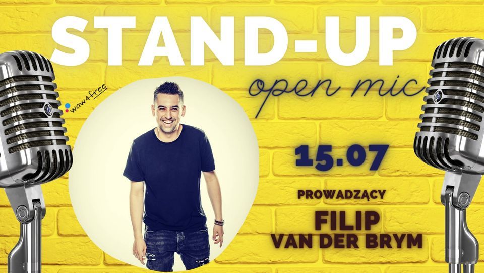 Stand-up Open Mic - Warszawa x Filip van der Brym