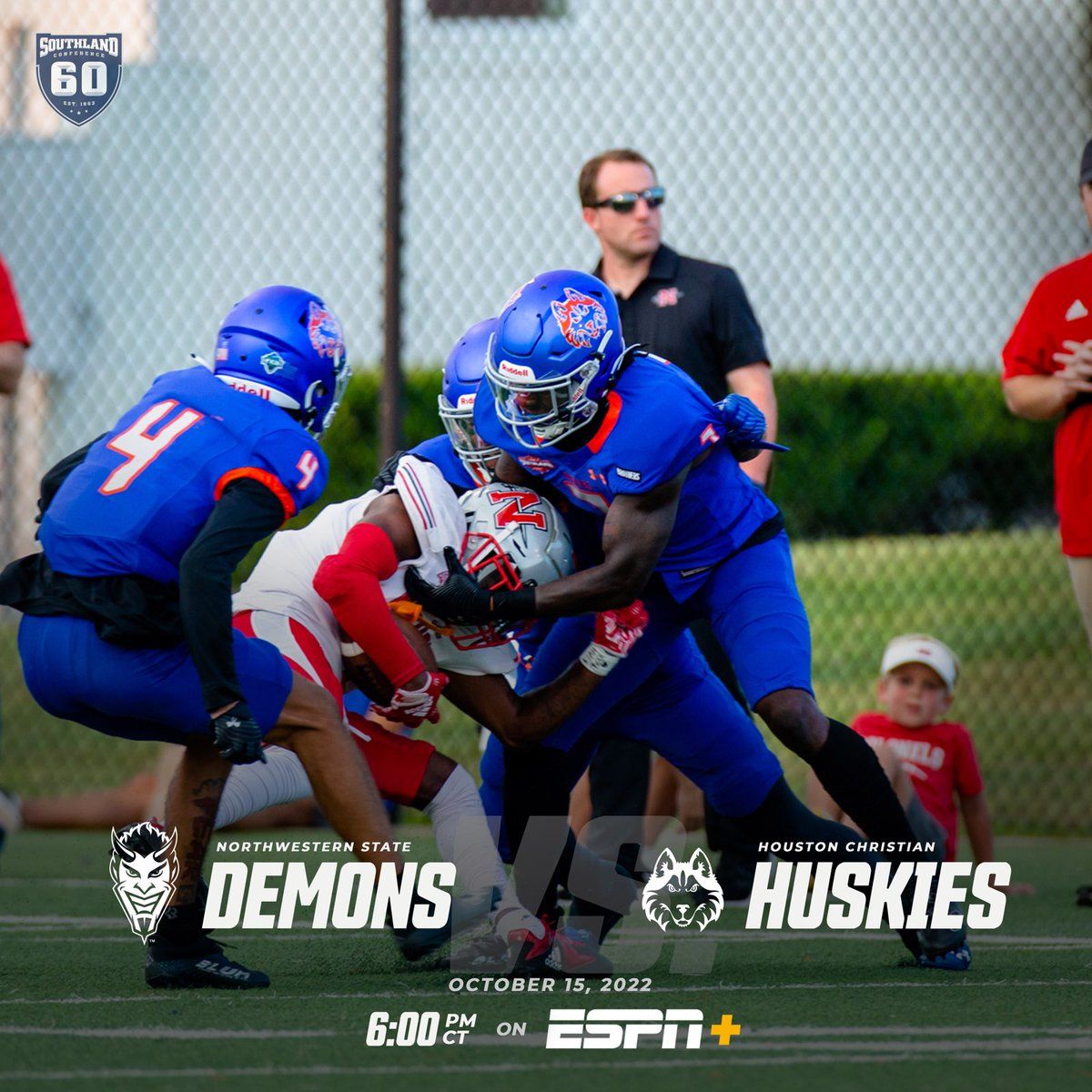 Northwestern State Demons at Houston Christian Huskies Football