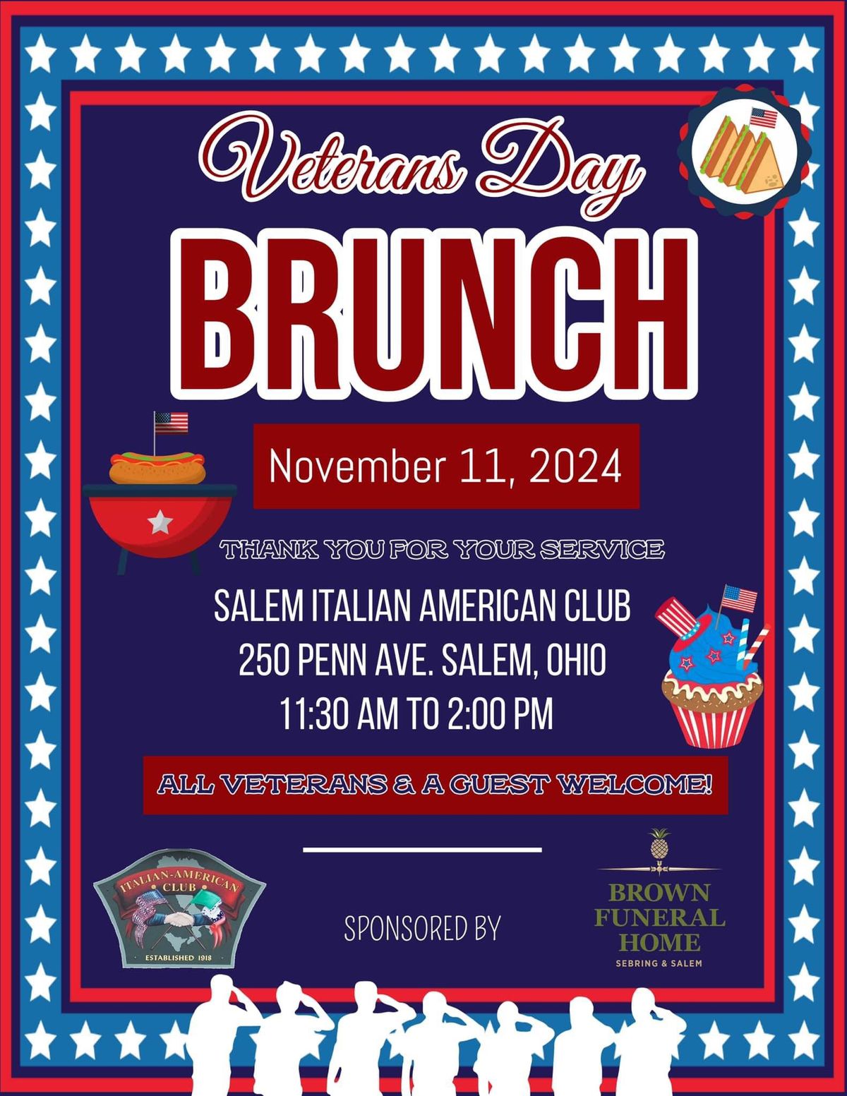 Free Brunch for Veterans 