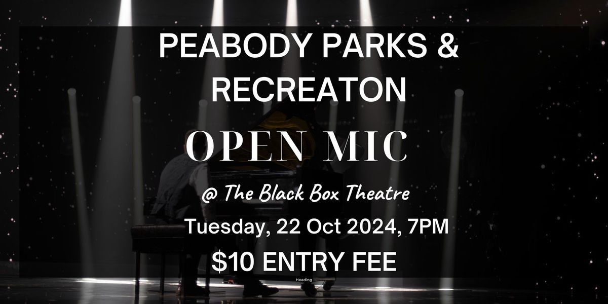 Open Mic @ Black Box Theatre