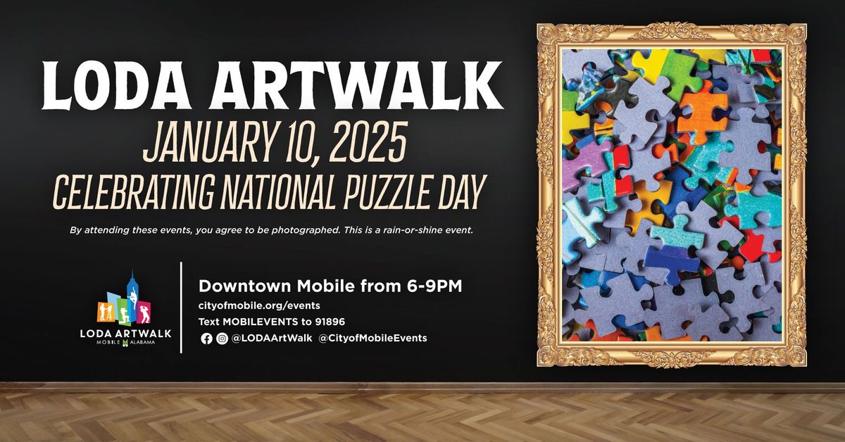 LODA ArtWalk Celebrates National Puzzle Day