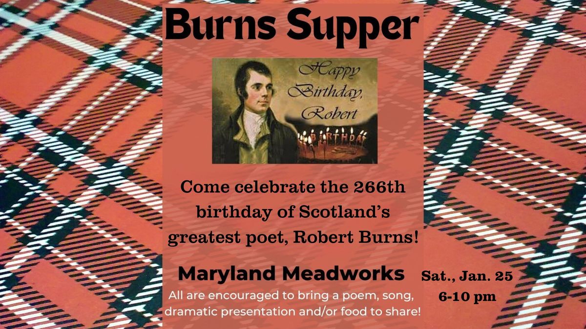 Burns Supper